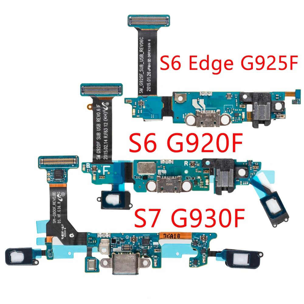 For Samsung Galaxy S6 Edge G925F G920F G928F Dock Connector Micro USB Charger Charging Port Flex Cable