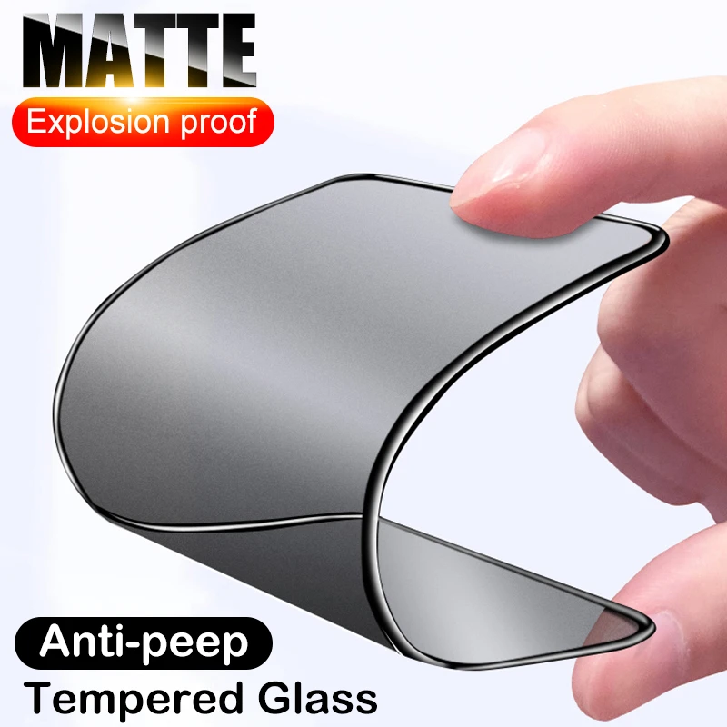 Ceramic Privacy Matte Film For Xiaomi Redmi Note 10 9 8 Screen Protector POCO X3 NFC F3 M3 Pro Anti-peep Phone Tempered Glass