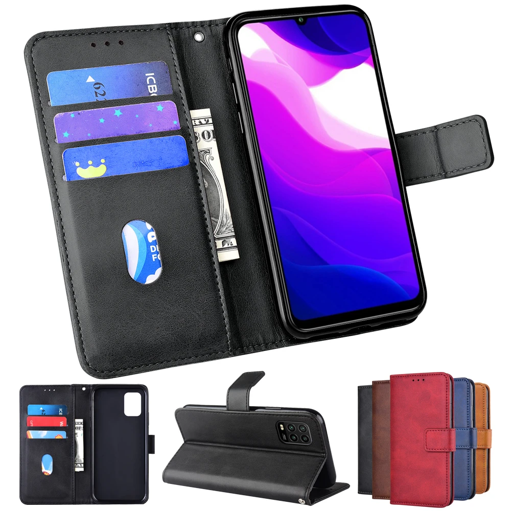 Flip Wallet Case for Xiaomi Redmi Note 10T 9T 8T 8 2021 3 Mi 8 9 SE A1 A3 A2 Lite CC9 e 10S 10i 11 11i 11X 10 Pro Leather Case
