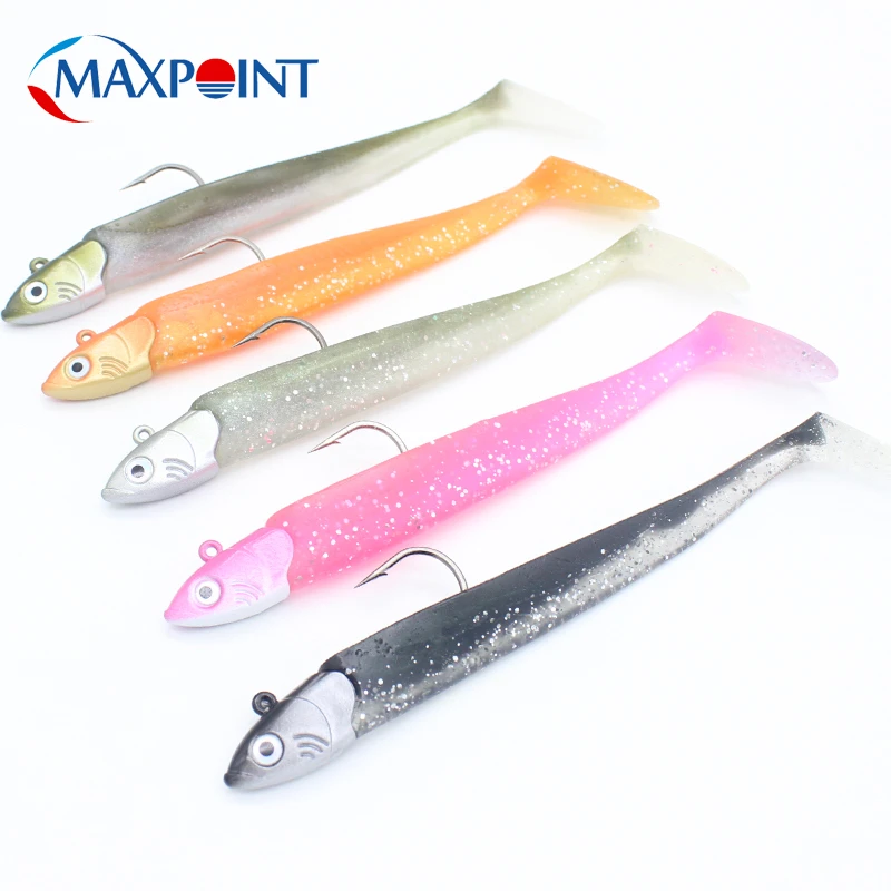 Inshore Saltwater Fishing Lures 11 cm Swimbaits as Slug Soft Fishing Lure 30g Soft Bait Set with Big Paddle Tail