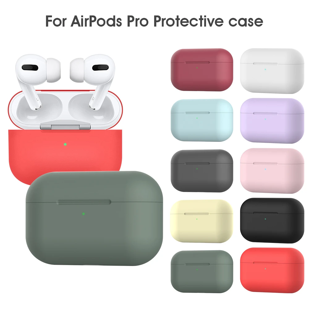 Silicone Luxury Case For Airpods Airpod Pro 3 2 1 Silicone Wireless Protective Cover For Apple Air Pods Pod 2 1 Pro Coque Fundas