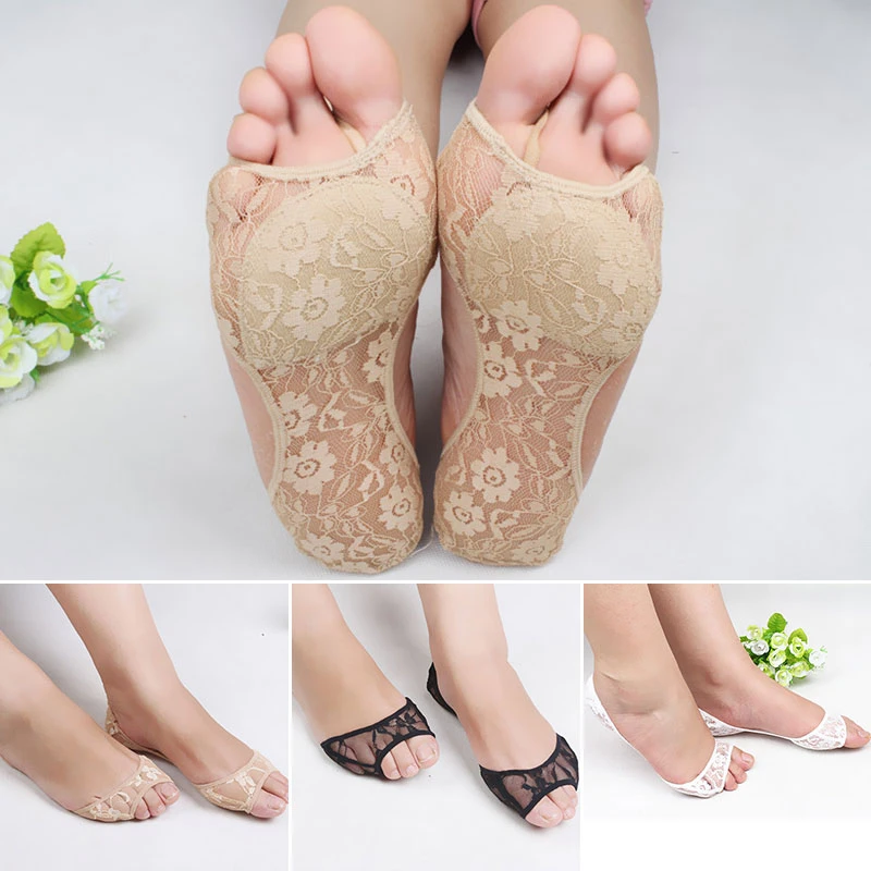 Summer Breathable Fish Mouth Lace 2020 New Summer Breathable Fish Mouth Lace Invisible Sock Ladies Non-slip High Heel Sock