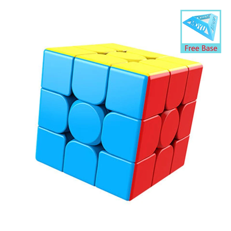 Dropshipping MoYu 3x3x3 Meilong Games Magic Cube Stickerless Cube Puzzle Professional Speed Cubes Educational Toys For Students