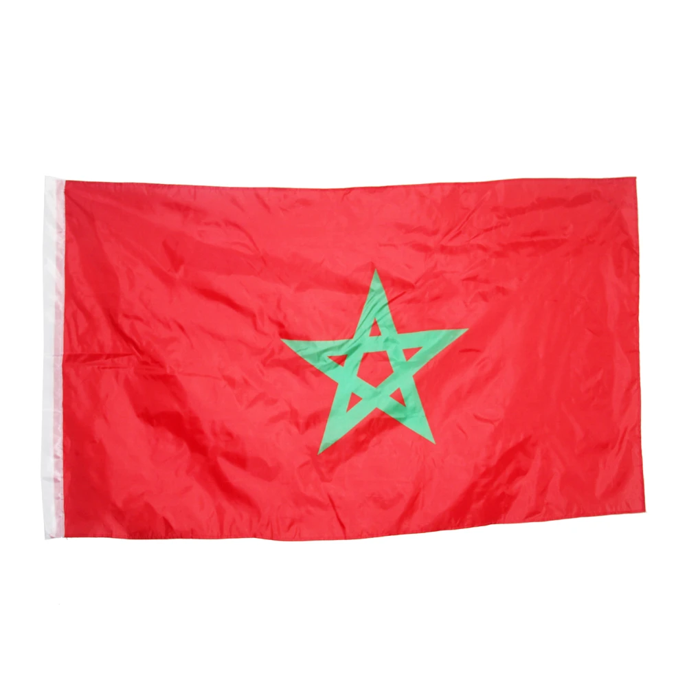 FLAGHUB 60X90 90X150cm Morocco National Flag national banner For Home Decoration