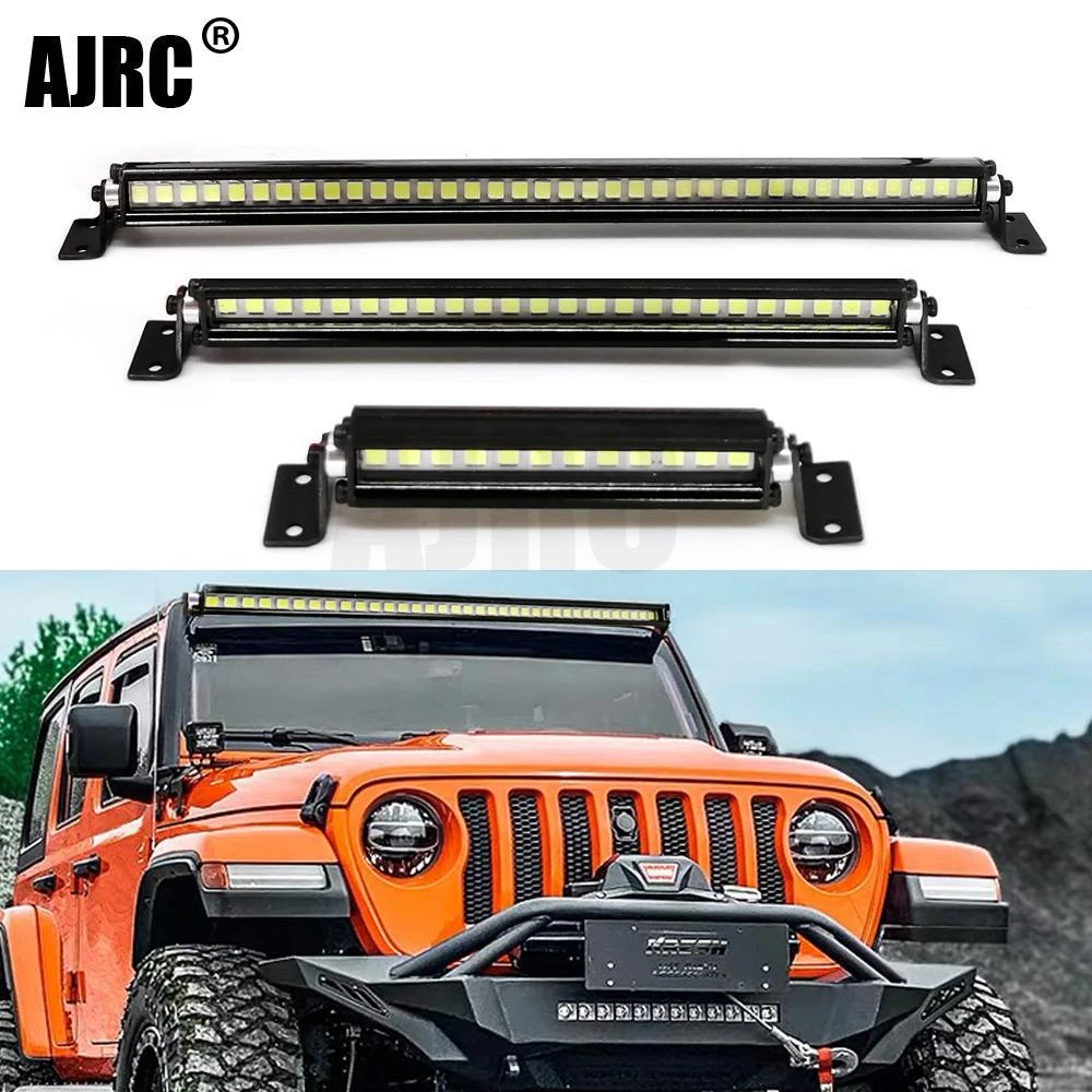 New RC Car Roof Lamp 24 36 LED Light Bar for 1/10 RC Crawler Axial SCX10 90046/47 90060 SCX24 Jeep Wrangler D90 Rubicon Body