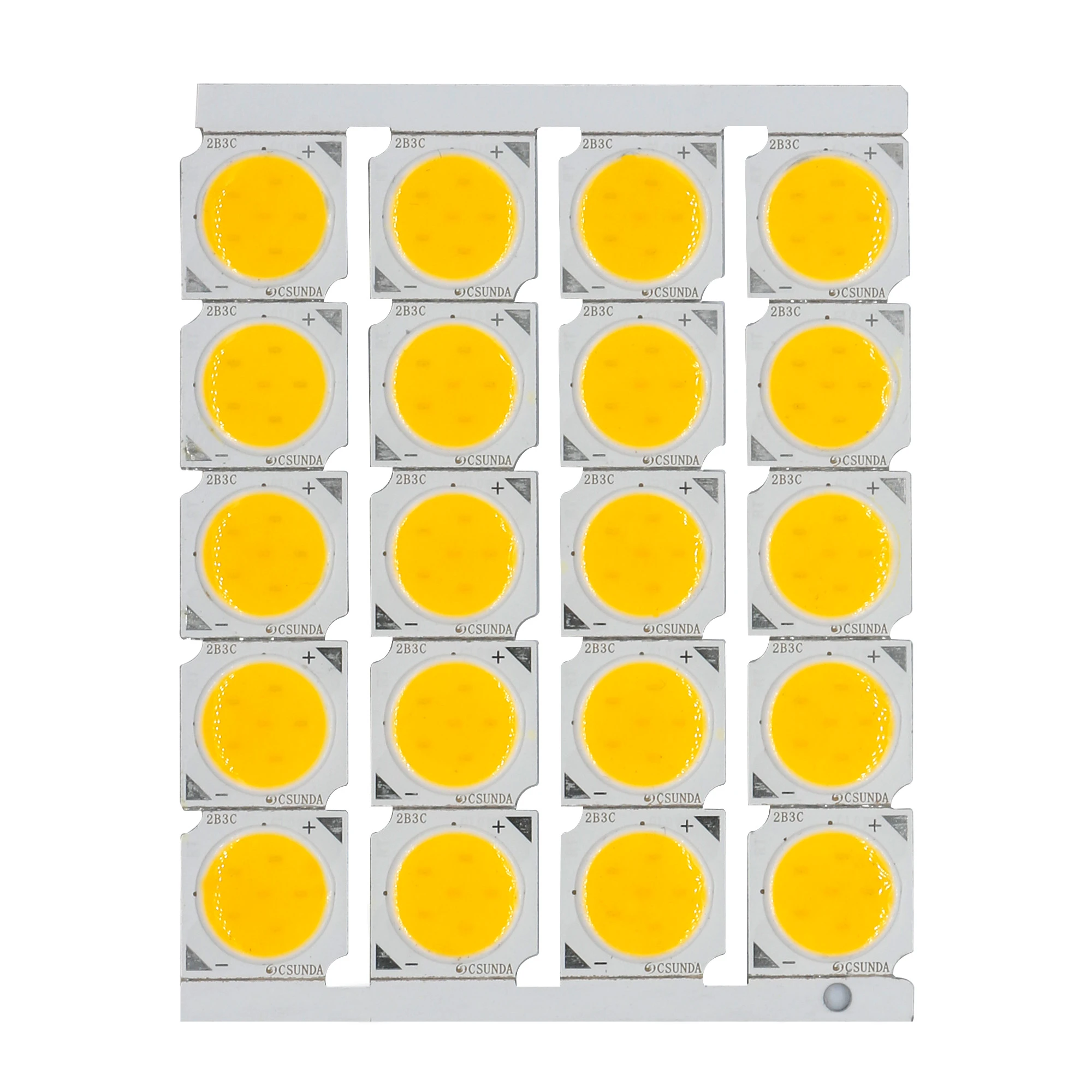 20pcs 3W 5W 7W 10W LED COB 13x13mm 240-260mA LED Light Source Bulb Aluminum Board LED Chip Light Lamp For LED SpotLight White