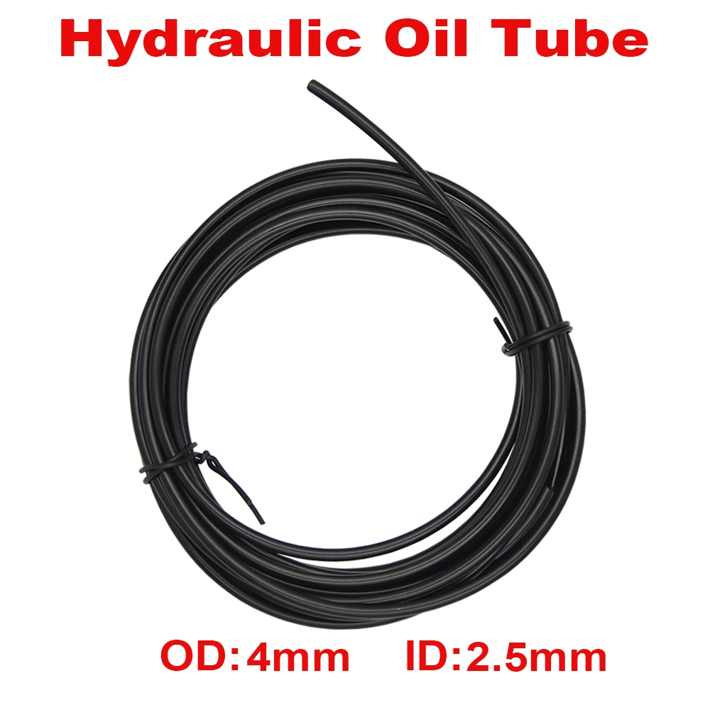 1M D2.5x4mm Hydraulic Oil Valve Controller Pipe For 1/12 RC Excavator Bulldozer car Parts