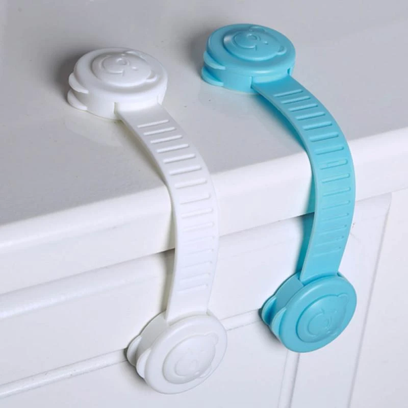 Child Safety Lock Adjustable Lock Baby Protection Baby Anti-pinch Multi-function Refrigerator Cabinet Door Cupboard Toilet