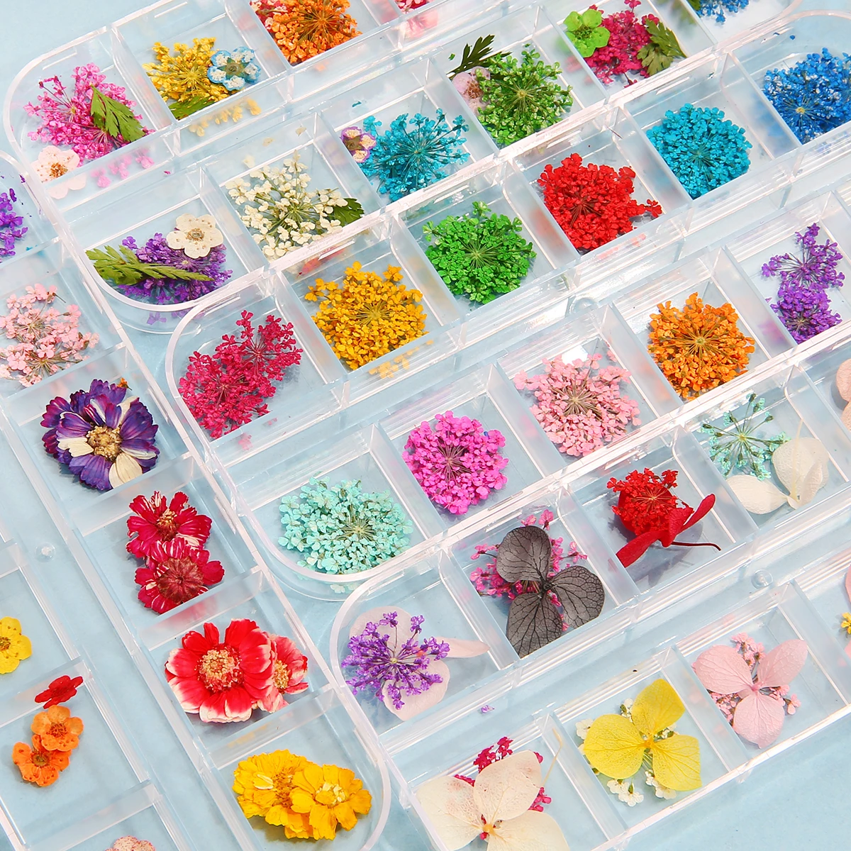 1Box Dried Flowers Dry Plants for Resin Molds Fillings Epoxy Resin Pendant Necklace Jewelry Making Craft DIY Nail Art Decoration