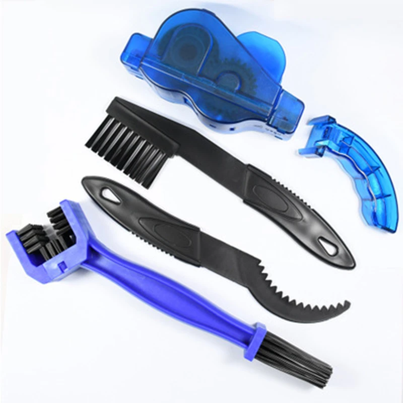 A set Mountain Cycling Cleaning Kit Portable Bicycle Chain Cleaner Bike Brushes Scrubber Wash Tool Bicycle/Bike Accessories