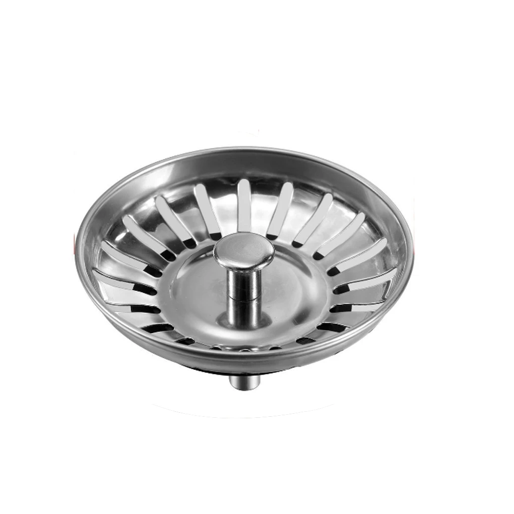 New Kitchen Sink Strainer Stopper Cover Stainless Steel Bathroom Basin Hair Catcher Trap Floor Waste Plug Sink Filtre