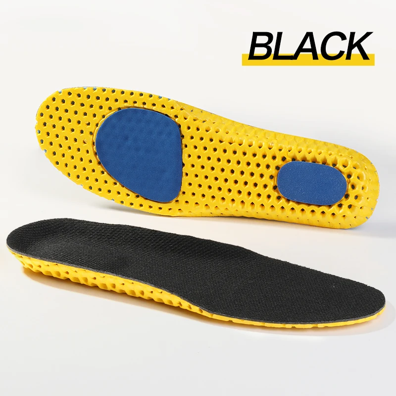 BANGNI Sports Insoles Memory Foam Arch Support Cushion Inserts Honeycomb Relax Running Breathable Shoes Pad for Feet Men Women