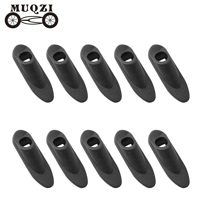 MUQZI 10PCS Frame Embedded Brake Shifter Line Pipe Cable Tube Buckle Over the line card
