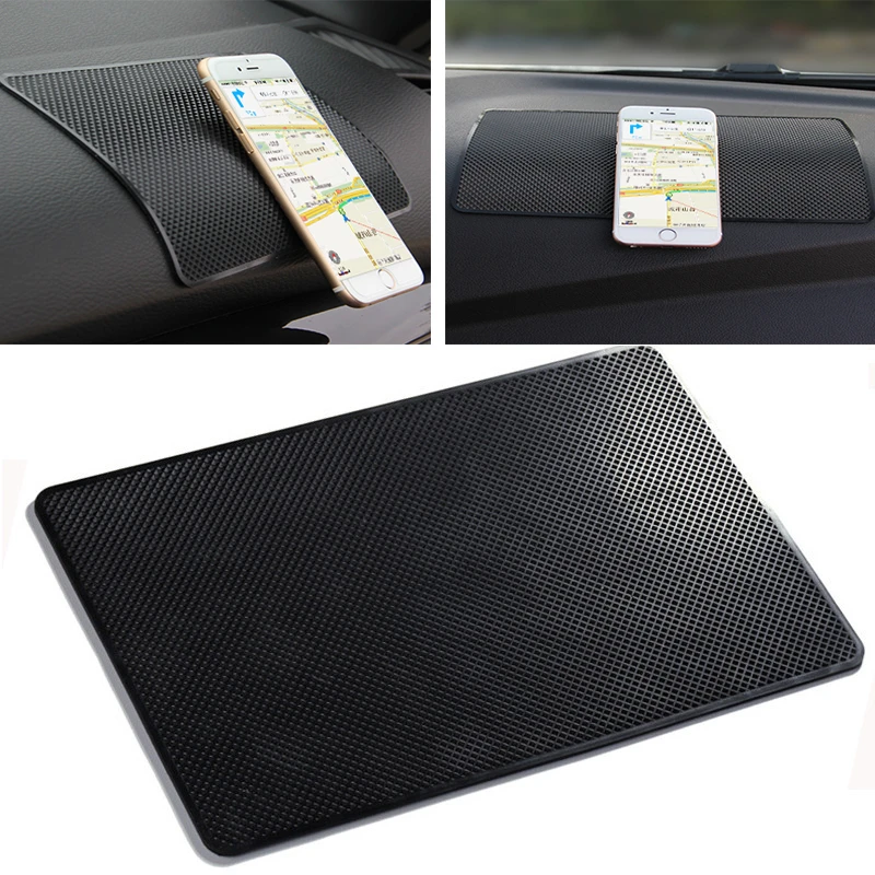 Car Pad Non Slip Sticky Anti Slide Dash Cell Phone Mount Holder Mat Car Dashboard Sticky Pad Adhesive Mat for Cell Phone GPS