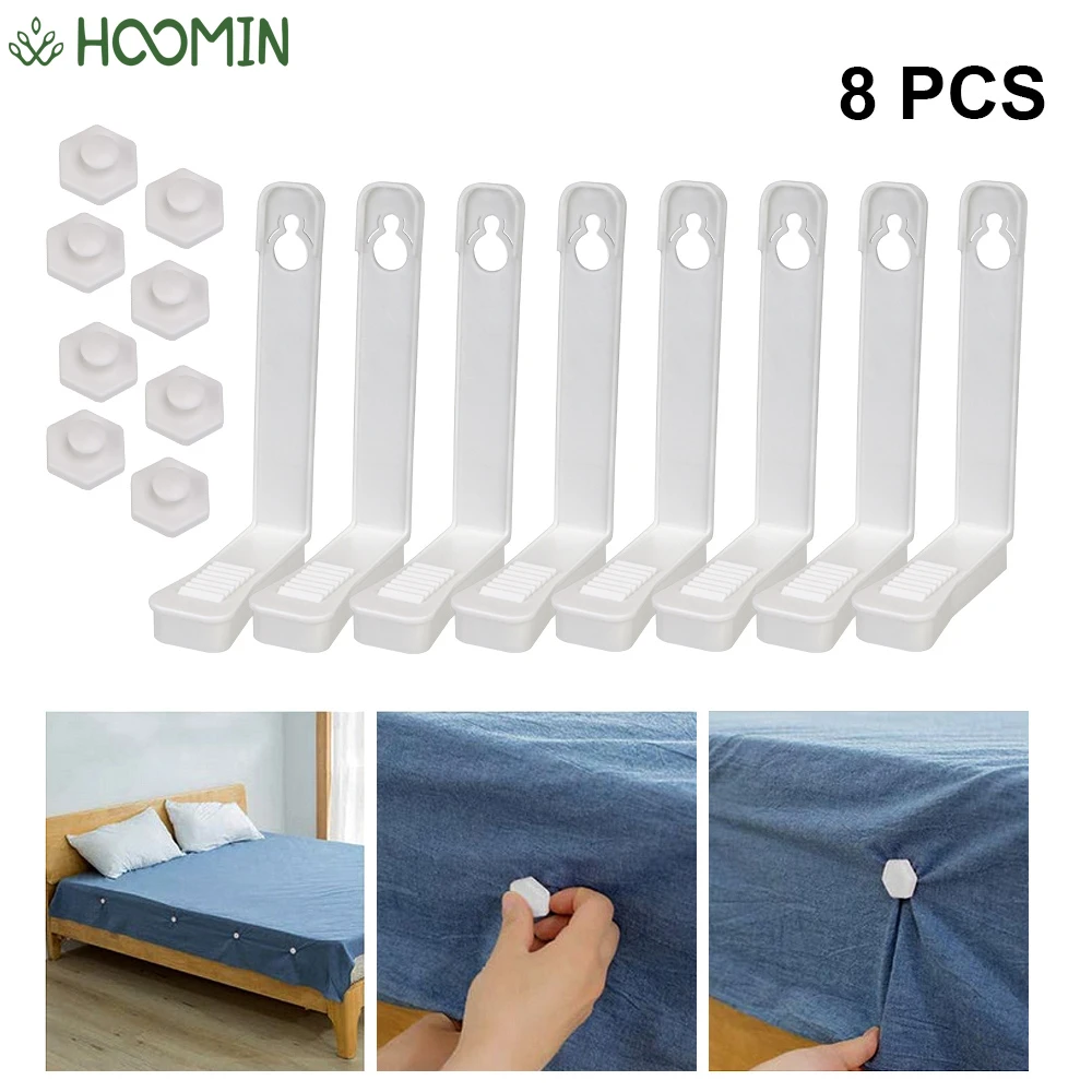 Quilt Sheet Holder Clips Single Quilt Cover for Household Bed Sheet Angle Fixed Buckle Fixed Non-Slip Clips