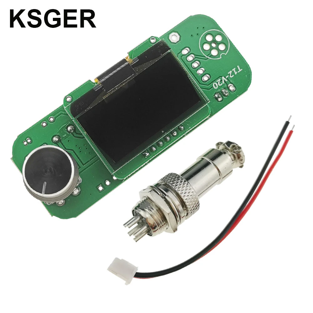 KSGER STM32 OLED  V2.01 Temperature Controller For DIY Soldering Station Kits T12 Iron Tips Electric Tools Auto-Sleep Quick Heat