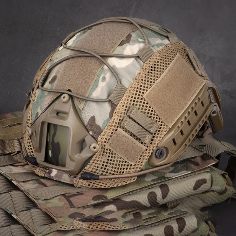 Airsoft Hunting Helmet Tactical Military Combat Helmet Cover CS Sport Helmet Cover For Ops-Core PJ/BJ/MH Type Fast Helmet