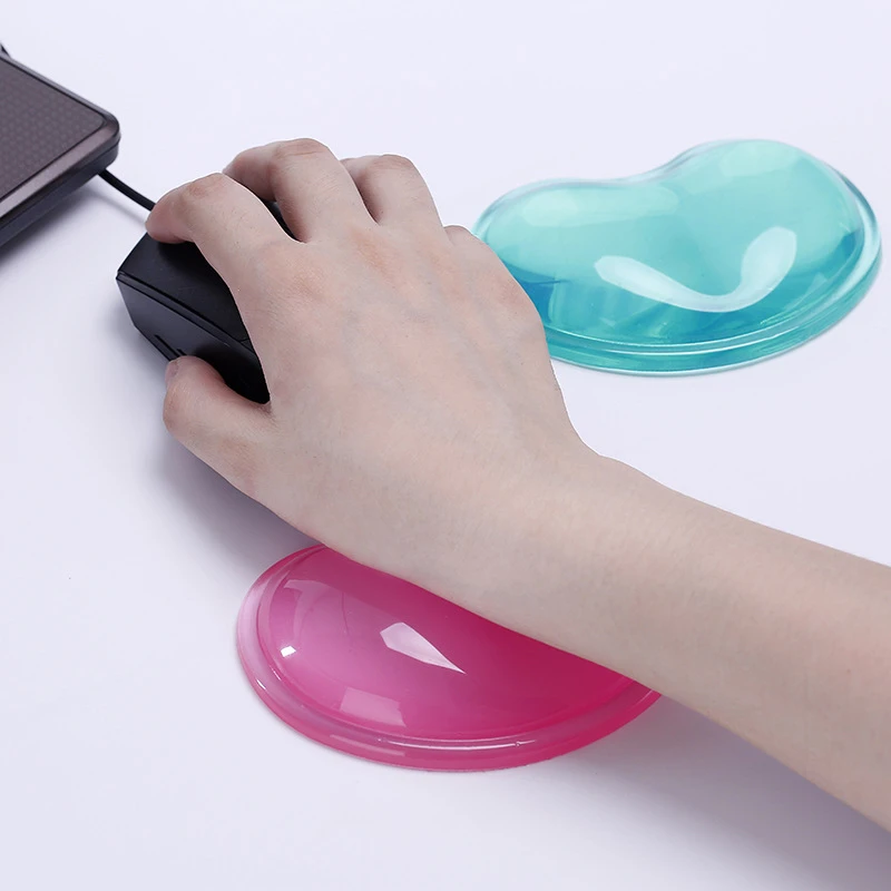 Quality wavy comfort gel computer mouse hand wrist rests support cushion pad,Fashion silicone heart-shaped wrist pad