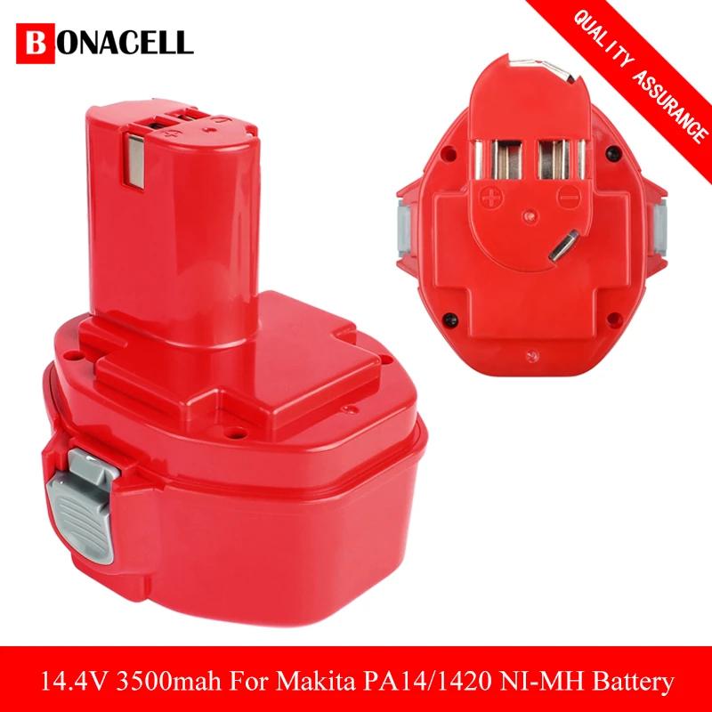 4.0Ah Ni-MH 14.4V Battery Compatible with Makita 1434 1420 1422 1433 PA14 1435 1435F 192600-1 193985-8 192699 1051D 4033D 8433D