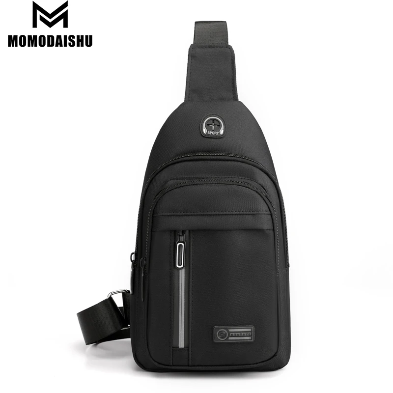 9 Options Men Casual Multifunction Chest Bag Shoulder Bags Crossbody Bags Men Chest Bag School Summer Short Trip Messengers Bag