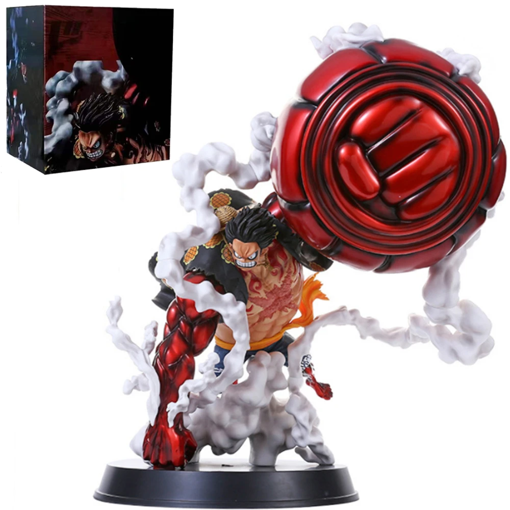 GUCHABEL New Banpresto One Piece Monkey D. Luffy Gear 4 Kong Gun PVC Figure Collectible Model Toy Kids Birthday Christmas  Gifts