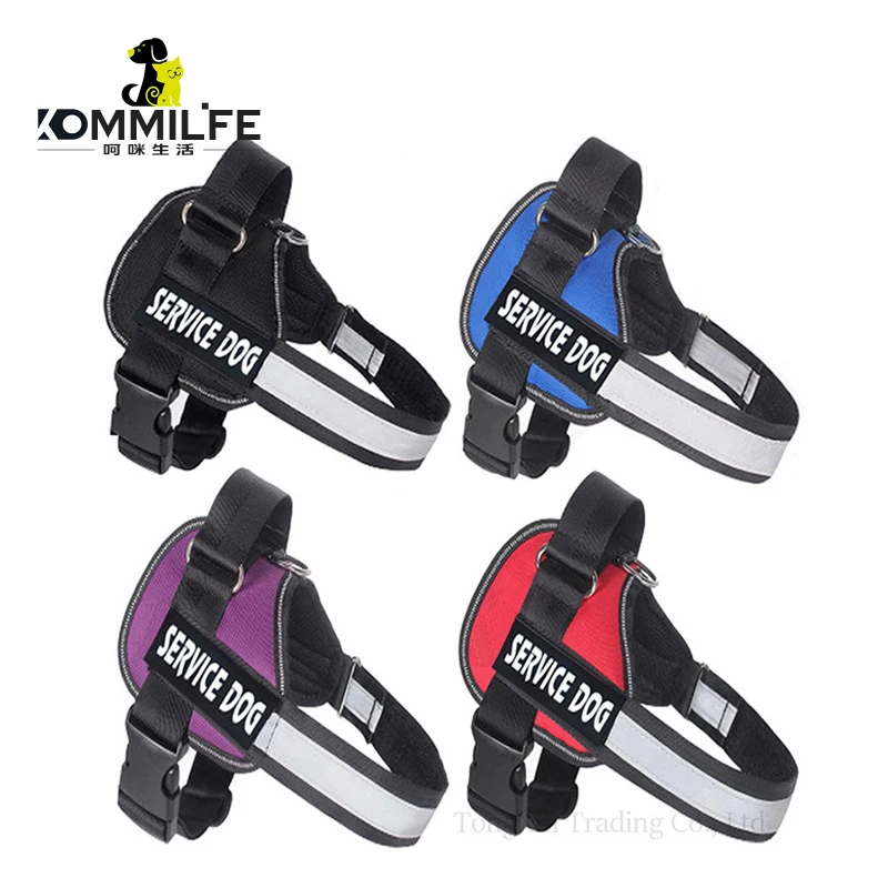 Adjustable Nylon Dog Harness Reflective Dog Collar Personalized Dog Harness and Leash Set Small Medium Large Dog Harness Vest