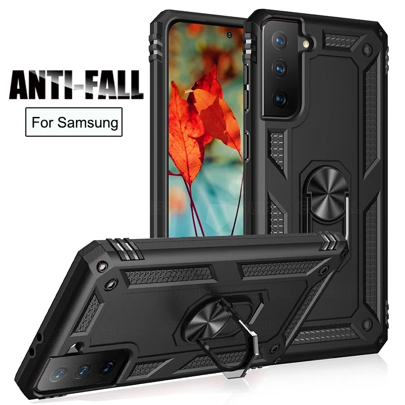 Shockproof Armor Case For Samsung Galaxy S21 S20 S10 S8 S9 Plus A51 A71 A31 A50 A70 A01 A10 A20 A40 A21s M31 M51 Magnet Cover