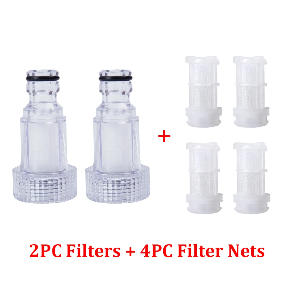 2 Pcs/set Car Washing Machine Water Filter For Karcher K Series High Pressure Washer Connection For Karcher K2 K3 K4 K5 K6 K7