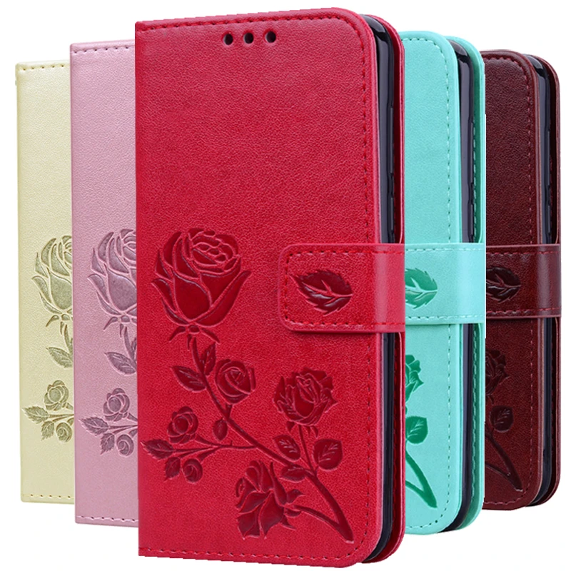 Rose Flower Leather Case For Samsung Galaxy S8 S9 Plus S7 S6 Edge S5 S3 S4 J3 J5 J7 A3 A5 J1 2016 2017 J2 Grand Prime Flip Cover