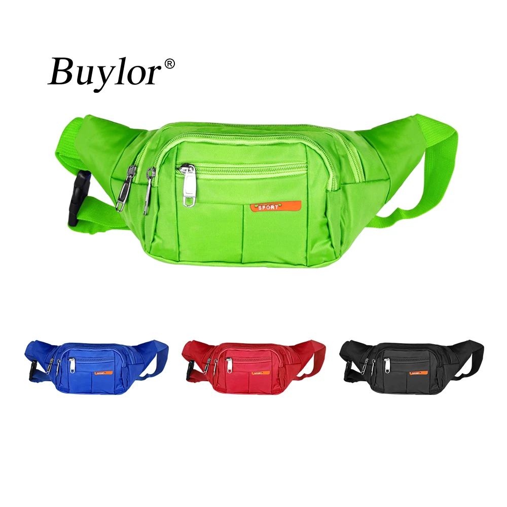 Buylor Fanny Pack Hip Bumbags and Belt Bag Banana Bag Men Waist Pack Female Casual Functional for Outdoors Sports