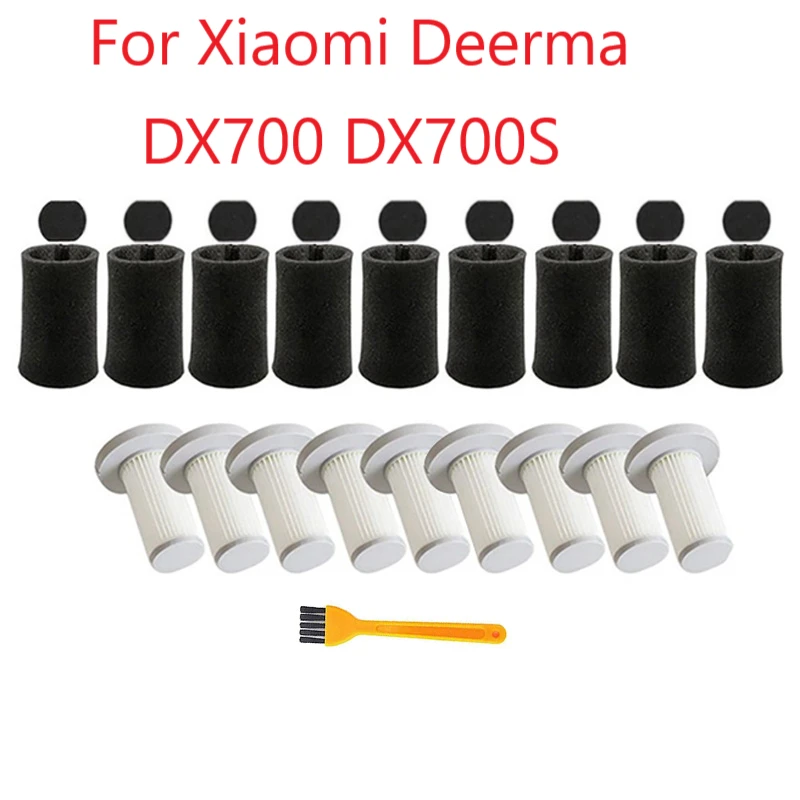 for Deerma DX700 DX700S Vacuum Cleaner Washable HEPA Filter Cleaning Brush Filtration Replacement Accessories Parts