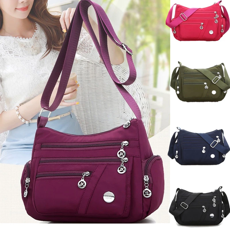 New Casual Crossbody Shoulder Bag Women Bag Nylon Waterproof Messenger Bags For Lady Handbags High Quality Multifunctional