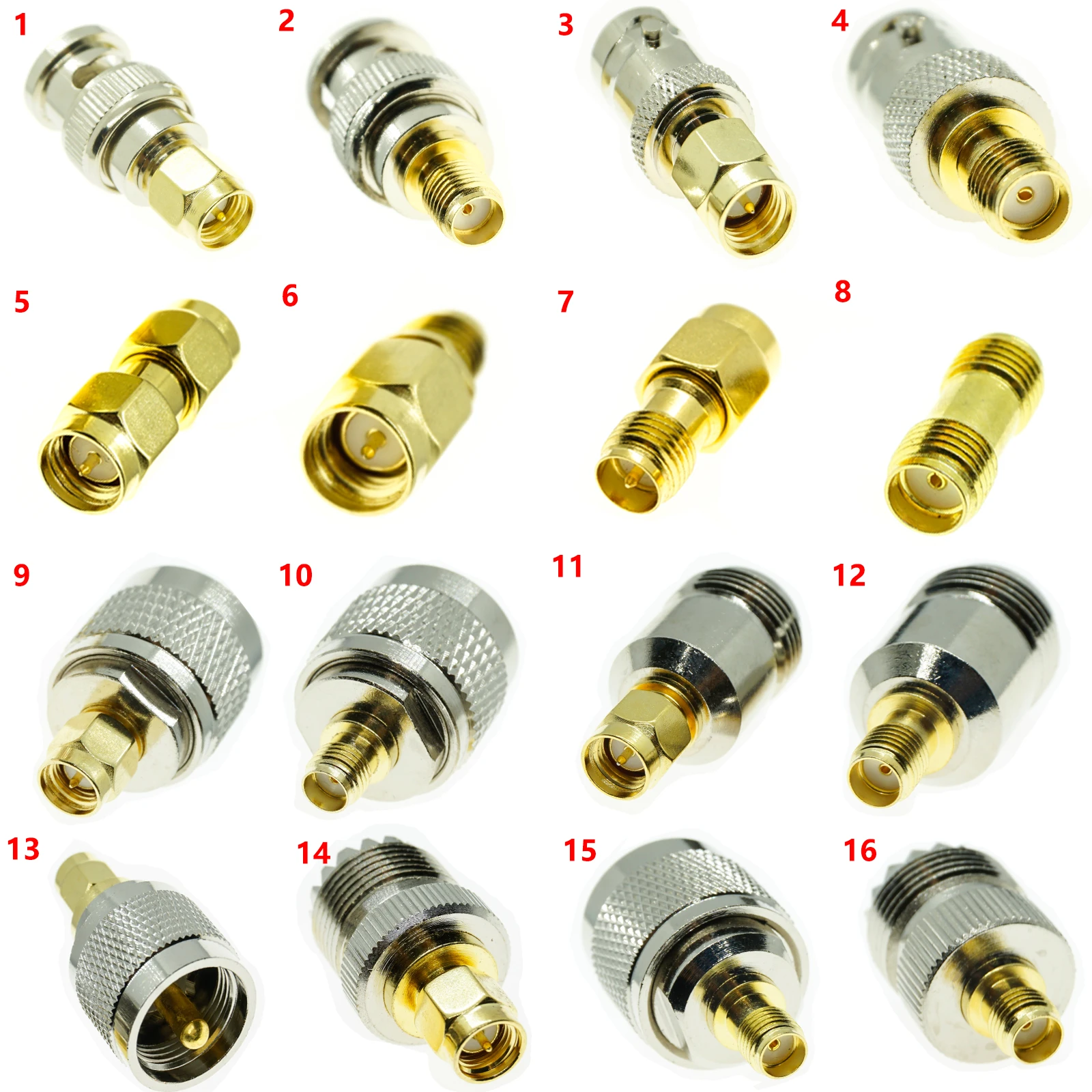 SMA Connector TO SMA N BNC UHF RPSMA SO239 PL259 male female  straight RF Adapter Converter