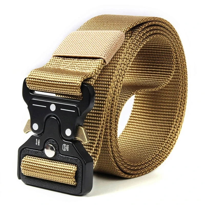 2021 Women's belt outdoor sports tactical nylon belt multifunctional unisex alloy buckle high quality canvas belt for women New