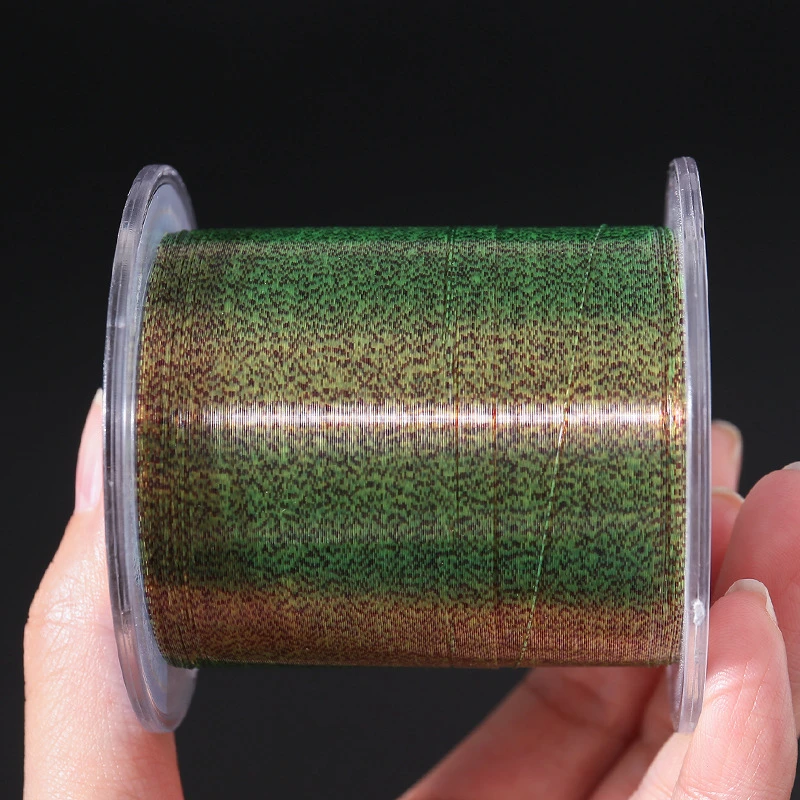 500M Invisible Spoted Super Strong Carp Fishing Line  Monofilament Fishing Line Speckle Fluorocarbon Coated Fishing Line Pesca