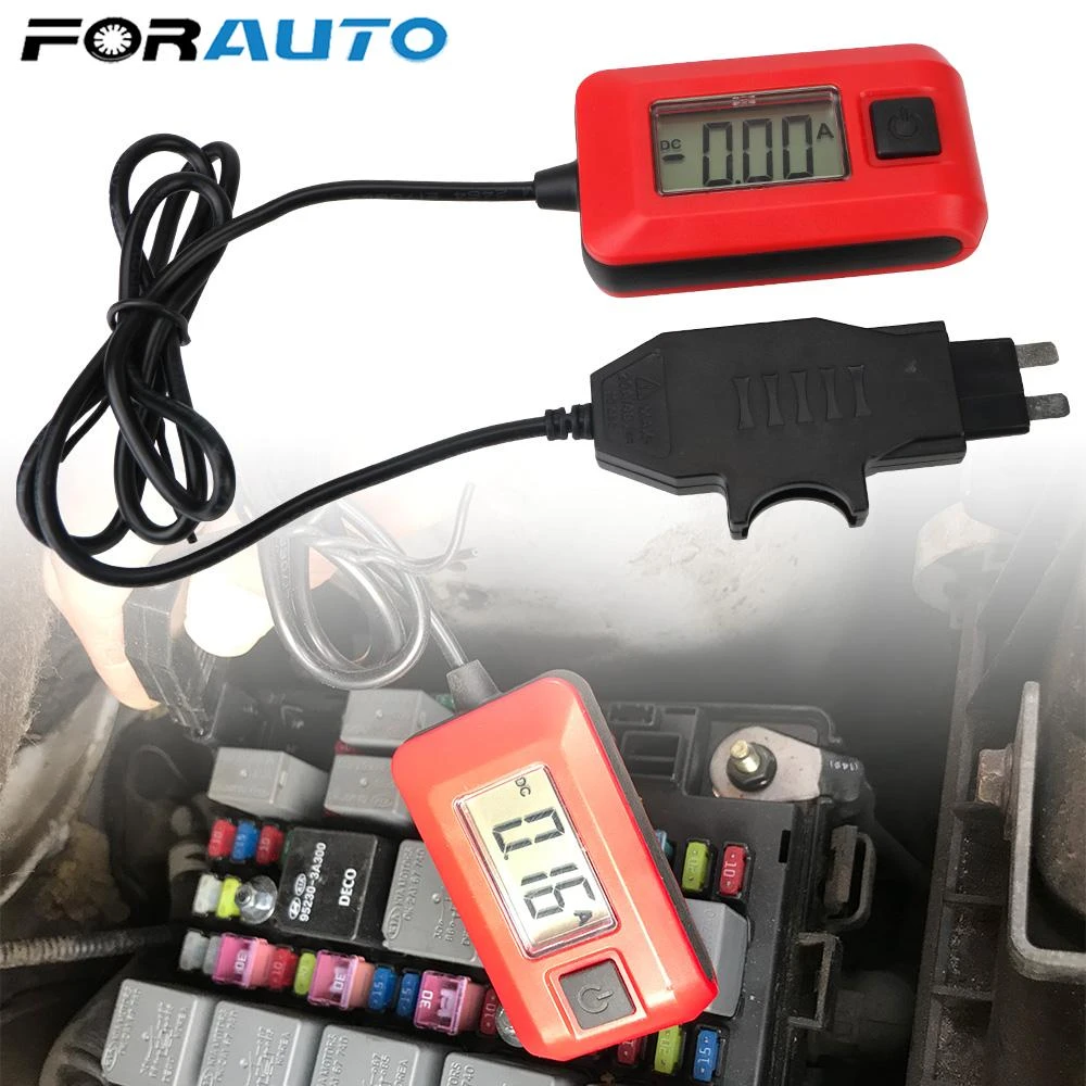 0.01A~19.99A Vehicle Fault Detection AE150 12V 20A Car Circuit Fault Finding Fuse Galvanometer By Fuse Diagnostic Tool