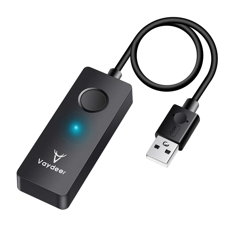 Vaydeer Mouse Jiggler mover USB Port Drive-free with Switch Simulate Mouse Movement to Prevent the Computer from Entering Sleep