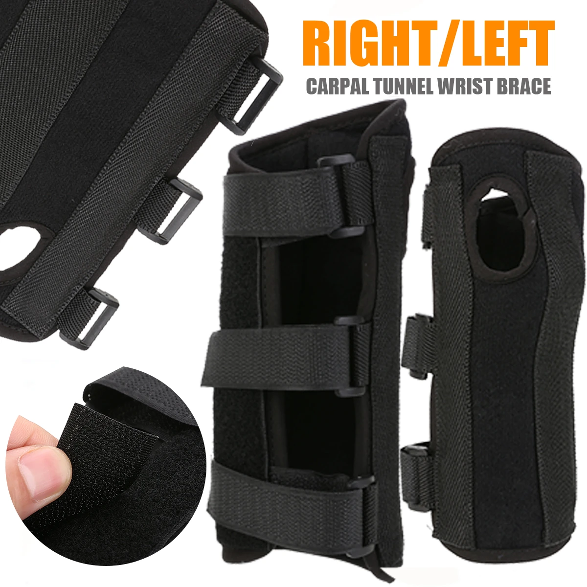 1Pc Adjustable Wrist Support Brace Splint Arthritis Band Carpal Tunnel Wrist Brace Sprain Prevention Wrist Sports Protector