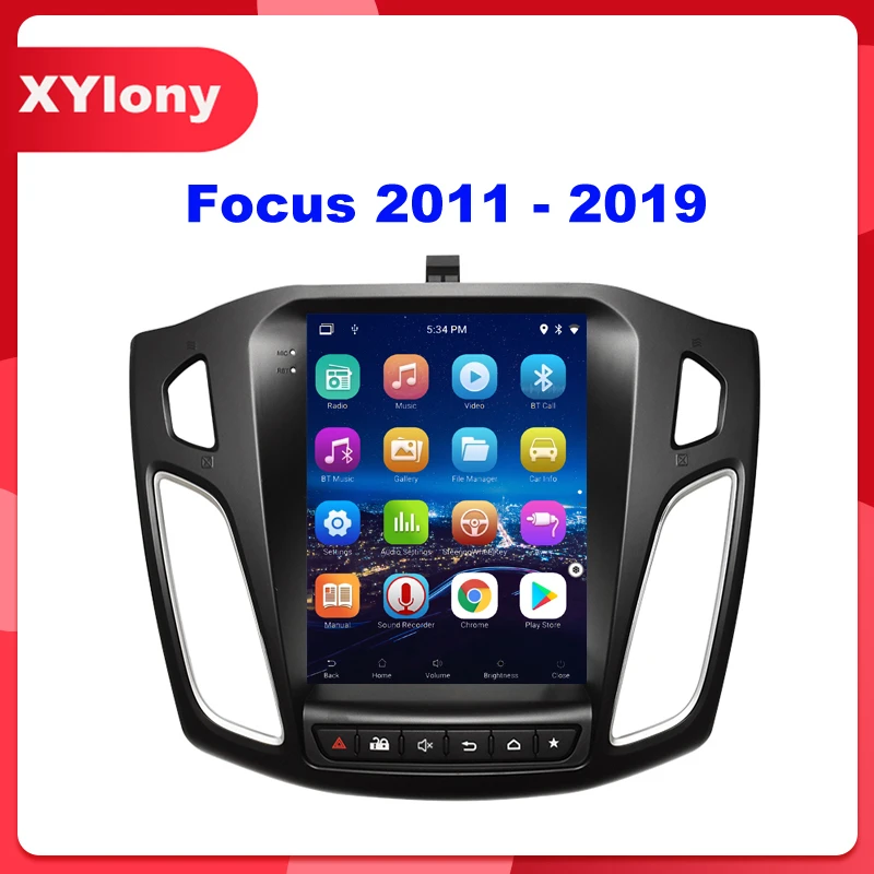 1.For Ford Focus 3 Mk 3 2011 2012 - 2019 Multimedia Video Player Navigation GPS Android Car radio Tesla style