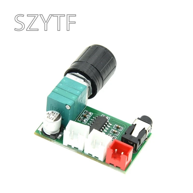 XH-A157 Digital Amplifier Board Pam8403 with Volume Knob Aux Input Usb5v Power Supply Dual 3W Output