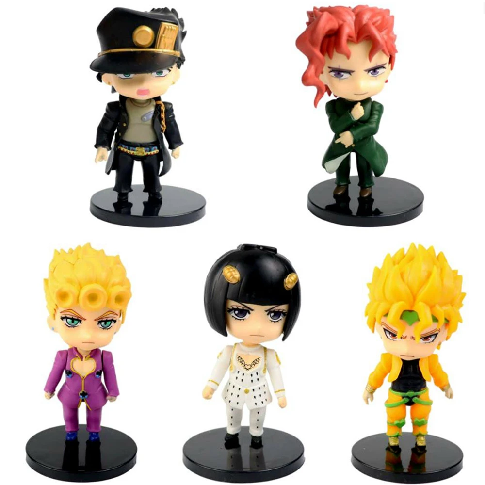 1 pcs Anime JoJo's Bizarre Adventure Action Figures Joseph Joestar Phantom Blood Steel Ball Run Statue Collection Kid Gift Toy