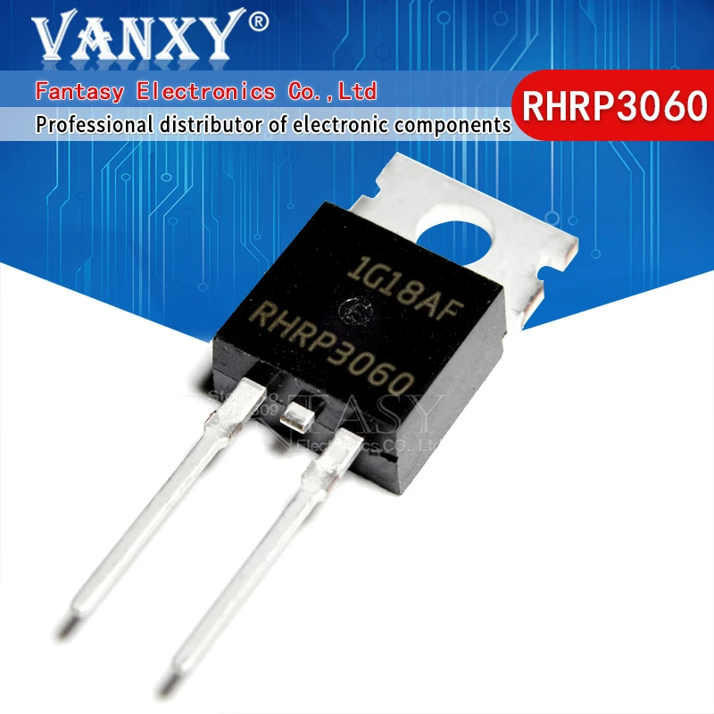 10PCS RHRP3060 TO220-2 fast recovery rectifier diode TO-220 600V 30A RHRP860 RHRP1560 RHRP8120 RHRP15120 RHRP30120 TO-220