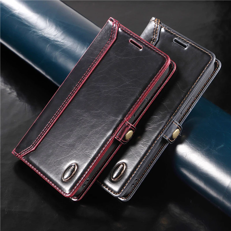 CaseMe Luxury Leather Flip Stand Case for iPhone 11 Pro XS Max XR X SE 2020 5 5S 8 7 6 Plus Wallet Card Cover Coque Etui Hoesje