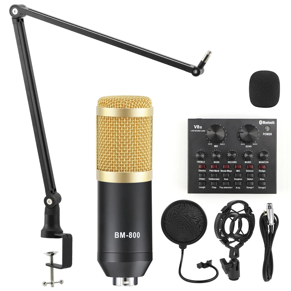 Ограниченный код для русского языка 48V Phantom Power For BM 800 Condenser Microphone Studio Recording Karaoke Supply Equipment