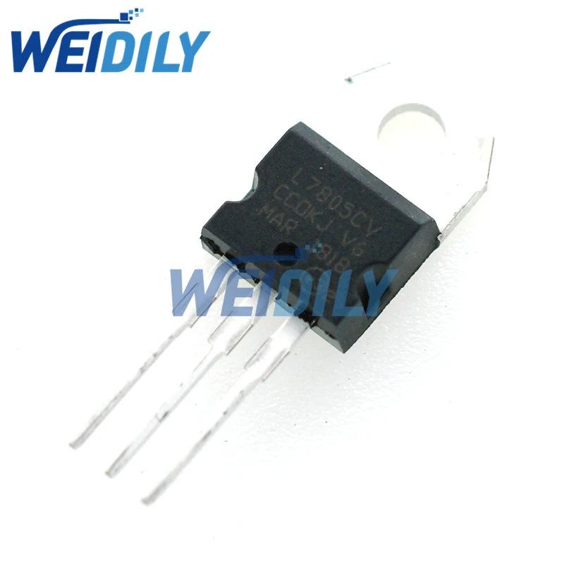 10PCS/Lot New Triode Transistor L7805CV L7805 7805 l7805cv Voltage Regulator 5V 1.5A TO-220 Three Terminal Regulator