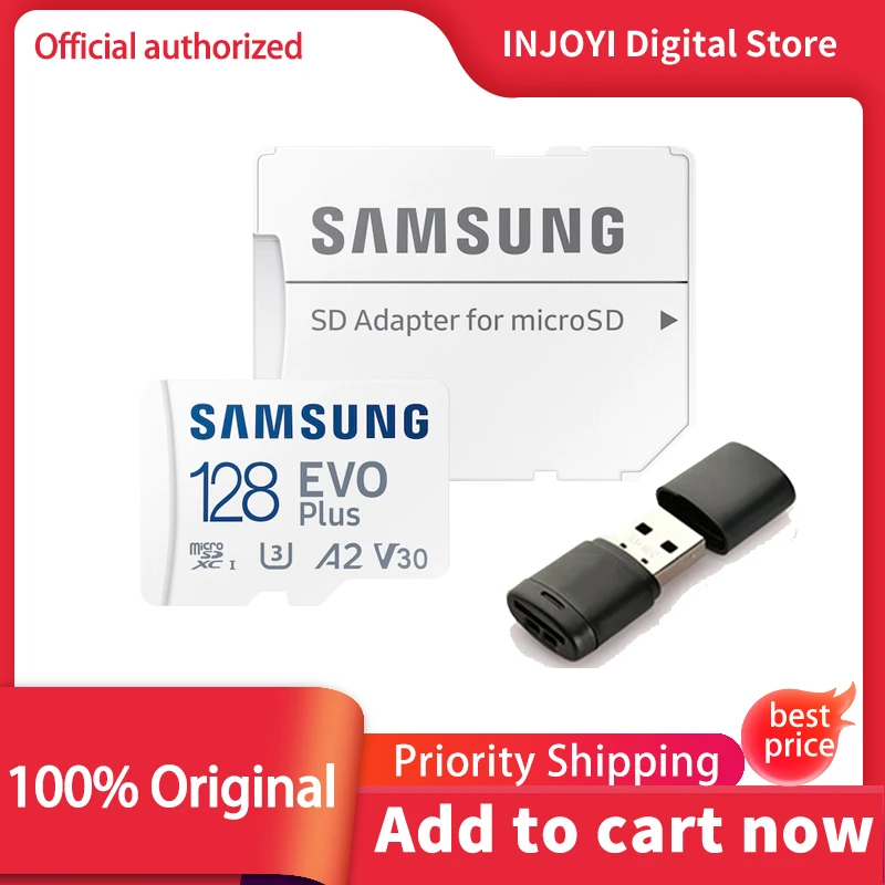 Original SAMSUNG Micro SD card 32GB Class 10 Memory Card EVO+ EVO Plus microSD 256GB 128GB 64GB 16GB TF Card cartao de memoria