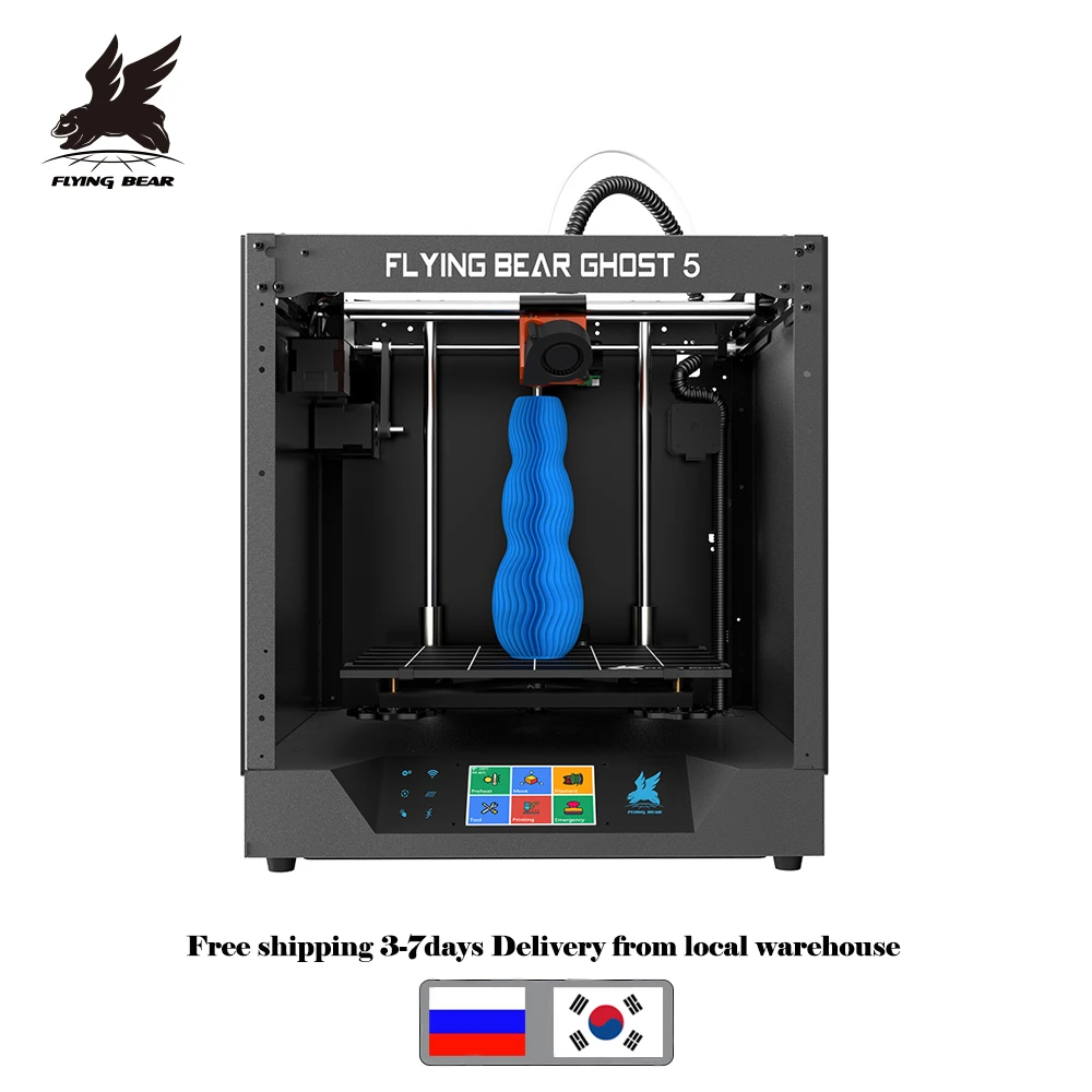 Newest Design Flyingbear-Ghost 5 full metal frame High Precision DIY 3d printer Diy kit glass platform Wifi