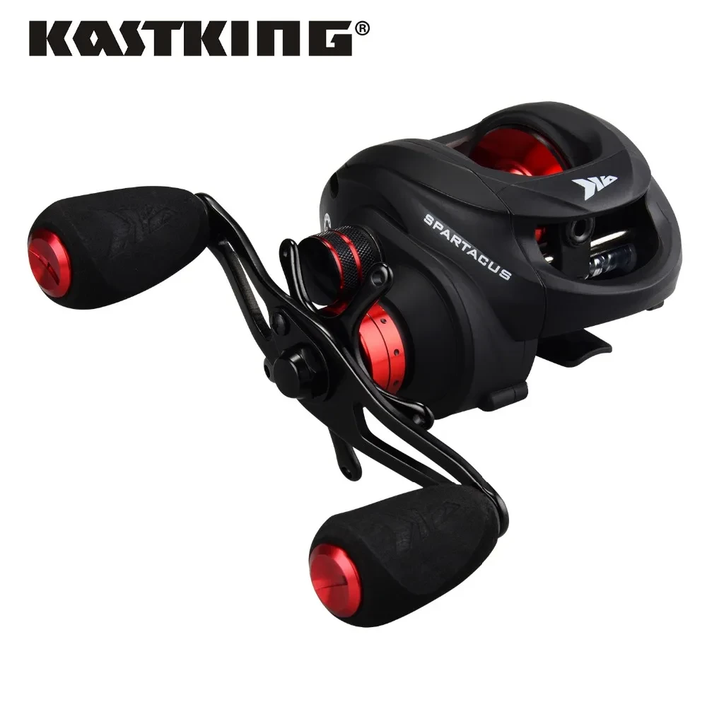 KastKing Spartacus /Spartacus Plus Baitcasting Reel Dual Brake System Reel 8KG Max Drag 11+1 BBs 6.3:1 High Speed Fishing Reel