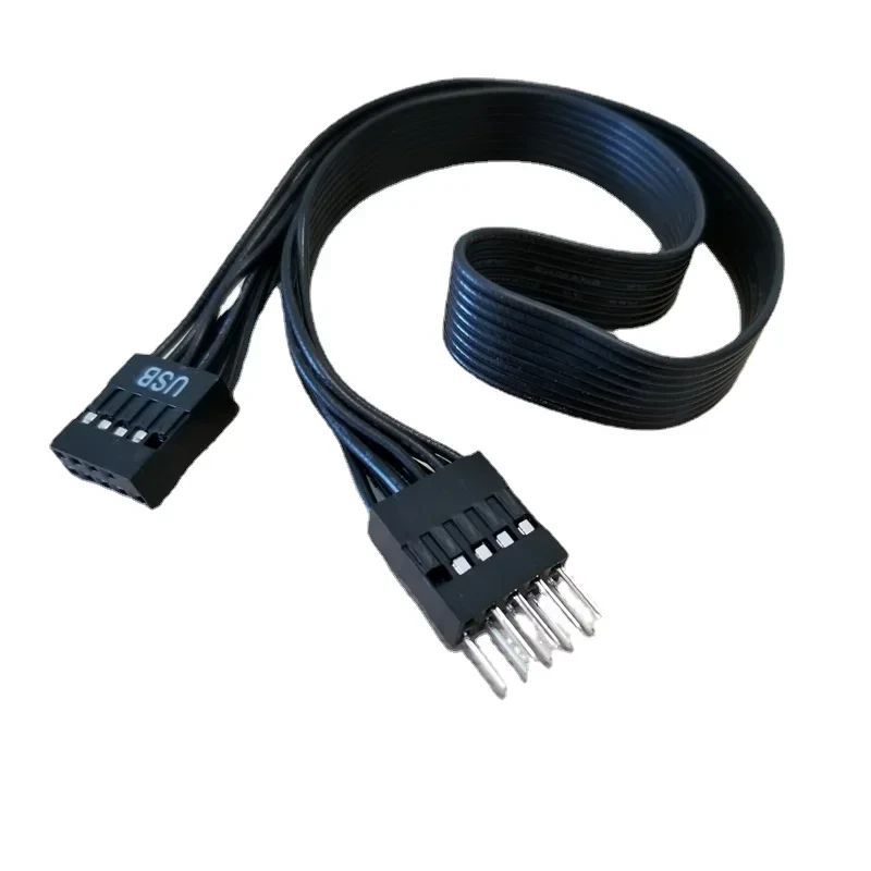 Motherboard Mainboard 9Pin USB 2.0 Male to Female Extension Dupont Data Cable Cord Wire Line 30cm for PC DIY