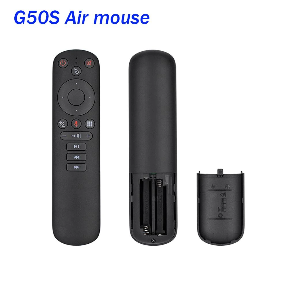 G50S Wireless Fly Air Mouse Gyro Voice 2.4G USB IR learning Remote Control G50 for Smart Android tv universal devices vs G20 G30